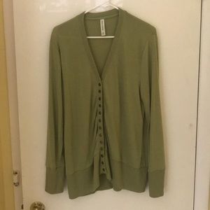 Like new green cardigan
